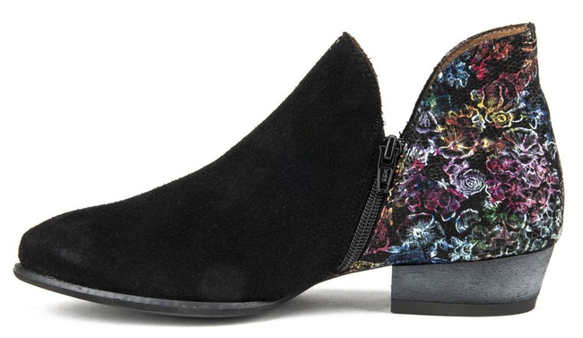 Ankle boots Filippo 04091-57/00-5 Black plus Flowers