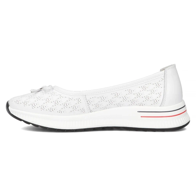 Leather shoes Filippo DP6718/25 WH white