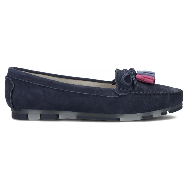 Leather loafers Filippo DP6136/25 NV navy