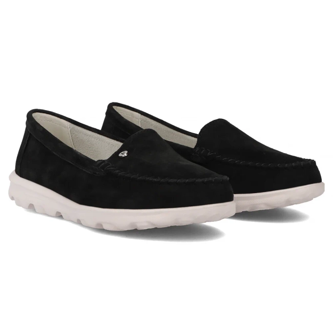 Leather loafers Filippo DP6751/25 BK black