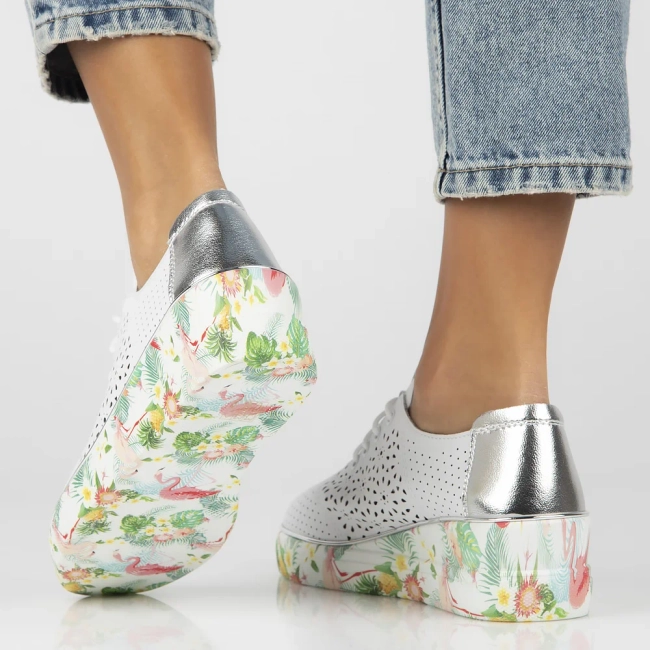 Leather shoes Artiker 56C1799 white