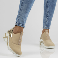 Leather Sneakers Filippo DP3652/22 beige