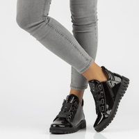 Leather ankle boots Filippo DBT3197/21 BK black