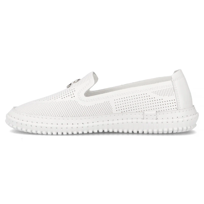 Leather shoes Filippo DP6838/25 WH white