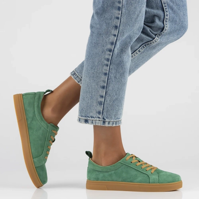 Leather shoes Filippo DP6129/24 GE green