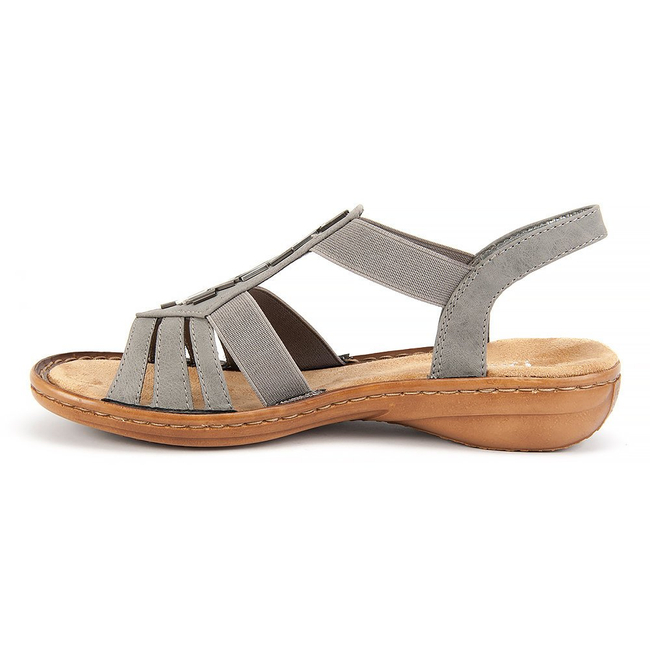 Sandały Rieker 60800-42 Grey