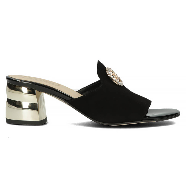 Leather flip-flops Filippo 294 black