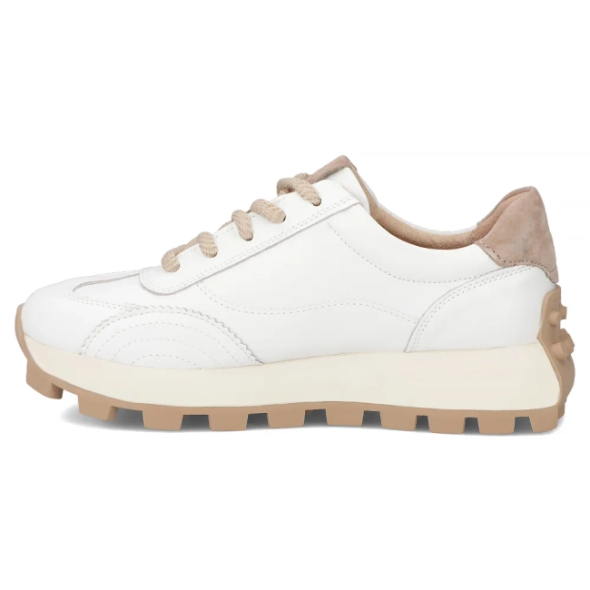 Leather sneakers Filippo DP7498/26 WH white