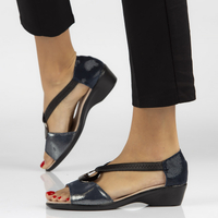 Leather sandals Filippo DS096/17 SL NV silver