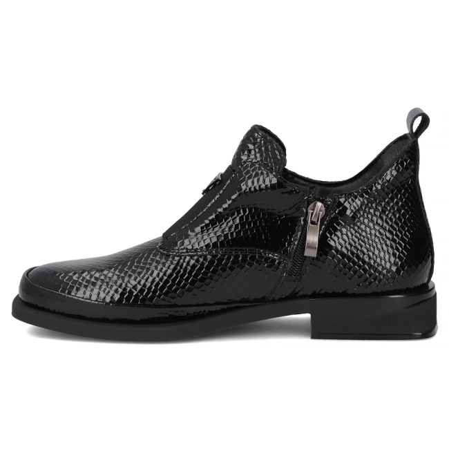 Leather ankle boots Filippo DBT6425/26 BK black