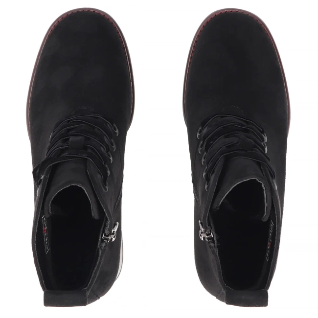 Botki na obcasie Filippo DBT8172/26 BK SU czarne