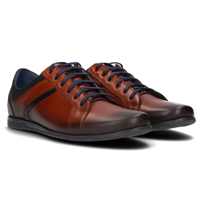 Leather shoes Filippo 1703 brown