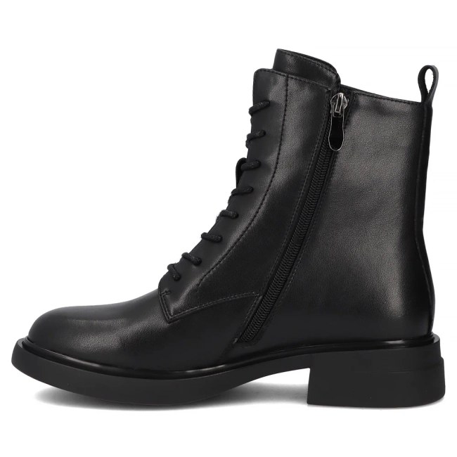 Leather ankle boots Filippo DBT7361/25 BK black