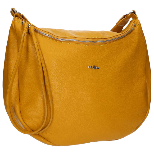 Handbag Filippo leather 1924 MUSTARD
