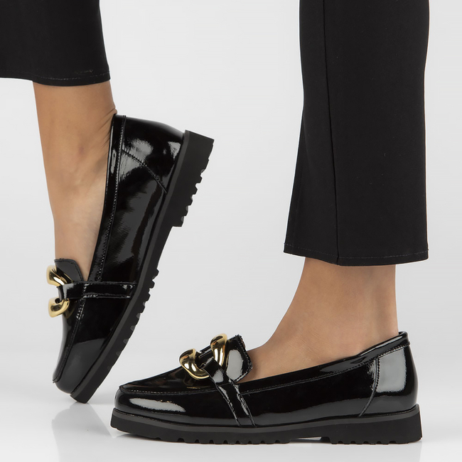 Leather shoes Filippo DP4567/23 BK black