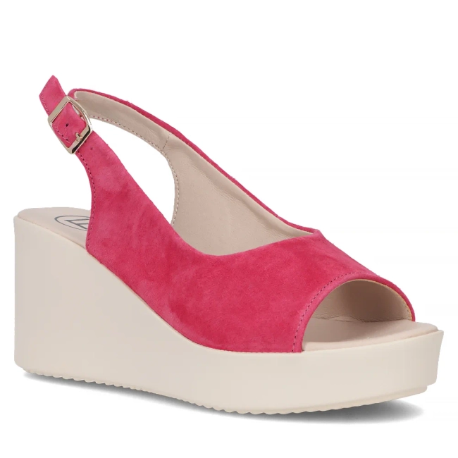 Leather sandals Filippo DS6204/24 FH pink