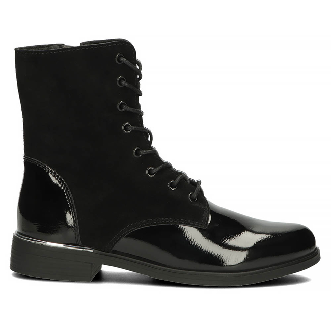 Leather ankle boots Filippo DBT3229/22 BK black