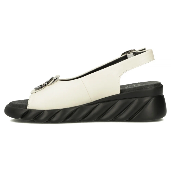 Leather sandals Filippo DS7011/25 BE beige