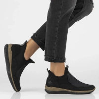 Sneakersy Rieker N3275-00 czarne