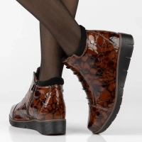 Leather ankle boots Filippo DBT3179/26 BR CR brown