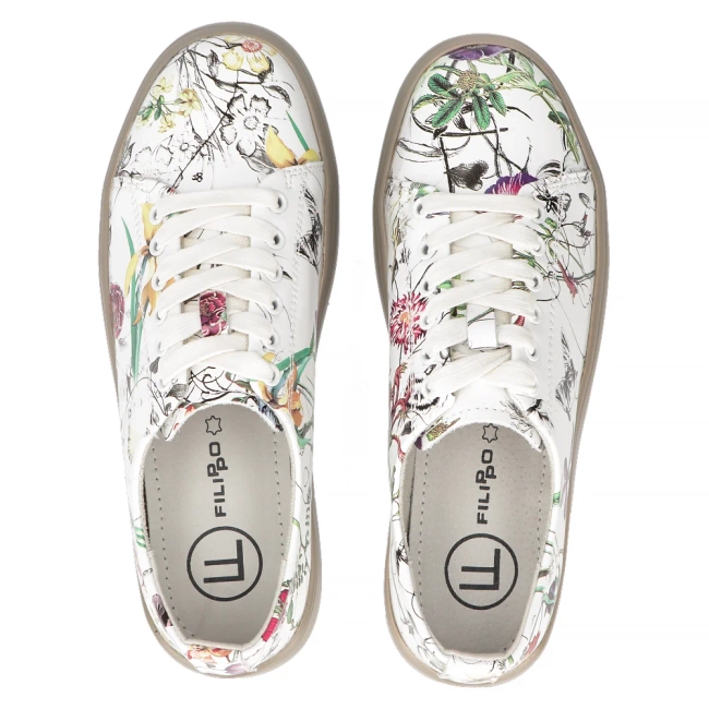 Leather shoes Filippo DP6115/24 FL colorfull