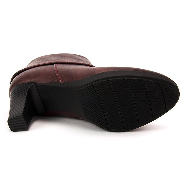 Botki Filippo DBT 339/17 BG Bordowe