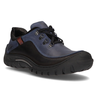 Skórzane półbuty Filippo 917 granatowe