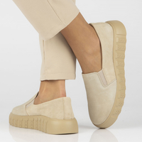 Leather shoes Filippo DP4683/23 BE beige