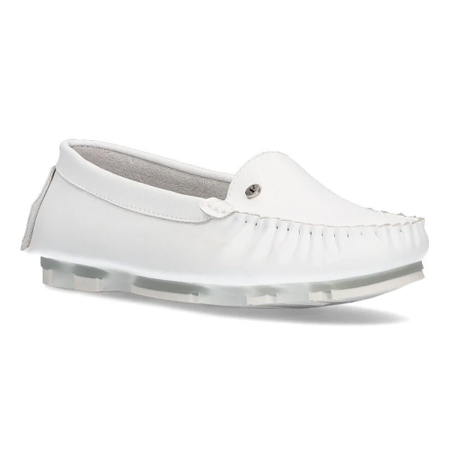 Leather loafers Filippo DP2037/24 WH white