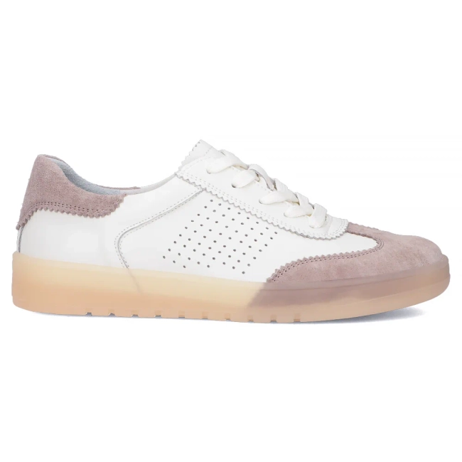 Leather sneakers Filippo DP6745/25 BE beige