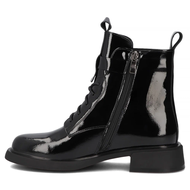 Leather ankle boots Filippo DBT7317/25 BK black