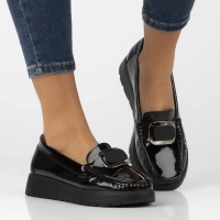 Leather loafers Filippo DP7056/25 BK L black