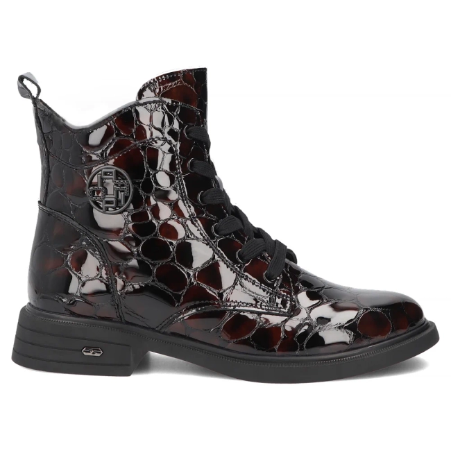 Leather ankle boots Filippo DBT7965/26 BR CR brown