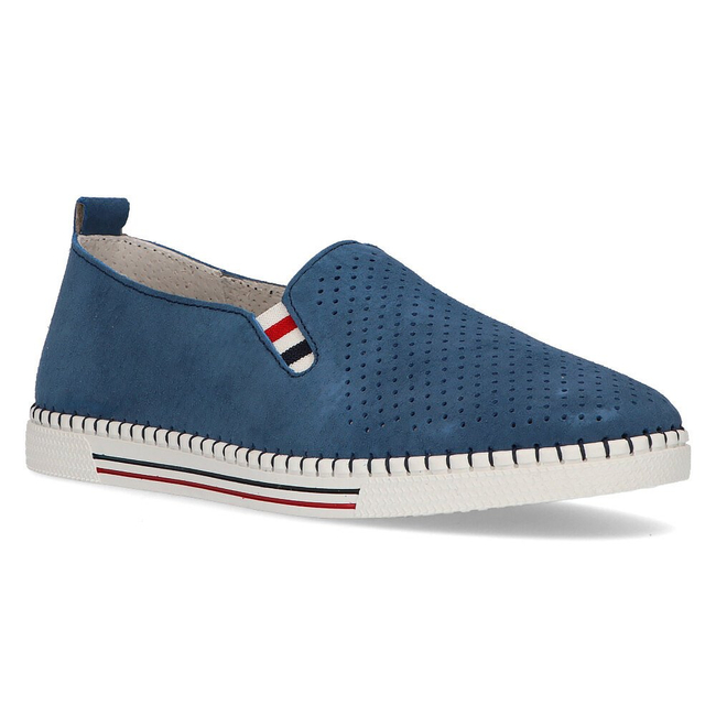 Leather shoes FILIPPO DP1272/21 BL blue