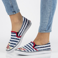 Sneakers slip on MCKEY DTN114/16 WH NV white