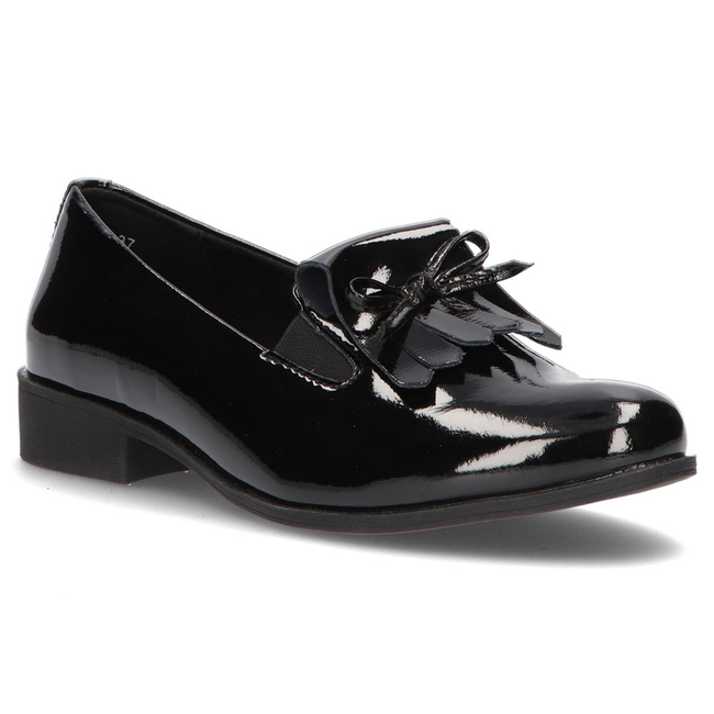 Leather shoes Filippo DP3175/21 BK black