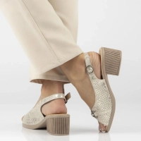 Leather sandals Filippo DS7645/26 GO gold