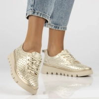 Leather shoes Filippo DP6995/25 GO gold