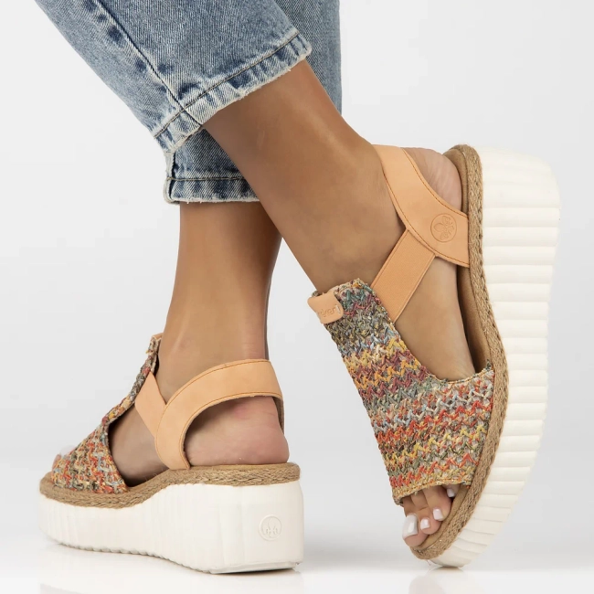 Sandals Rieker 69172-92 multicolor