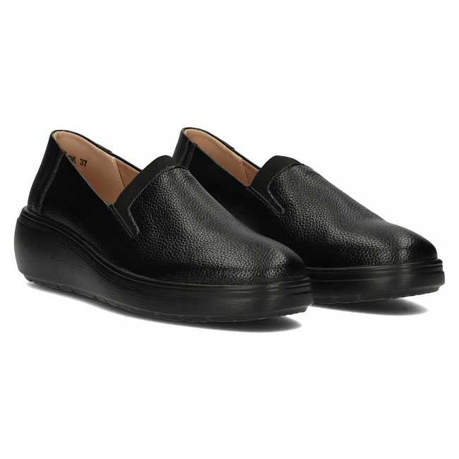 Leather shoes Filippo DP4197/22 BK black