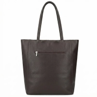 Leather handbag Toscanio A264 dark brown