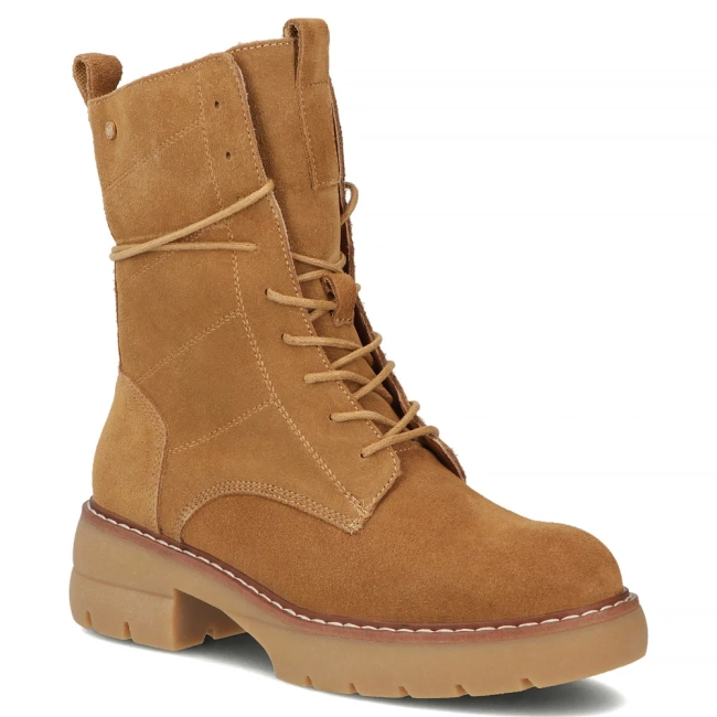 Leather ankle boots Filippo DBT7263/25 CA brown