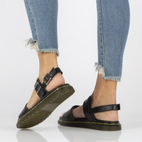 Skórzane sandały Filippo DS2040/22 BK czarne