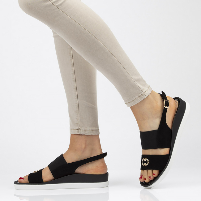 Leather sandals Filippo 179 black