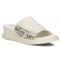 Skórzane klapki Filippo DK4402/23 BE beżowe