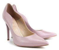 Czółenka Sala 3071 K.1325 Pudrowy Róż Lico Perła