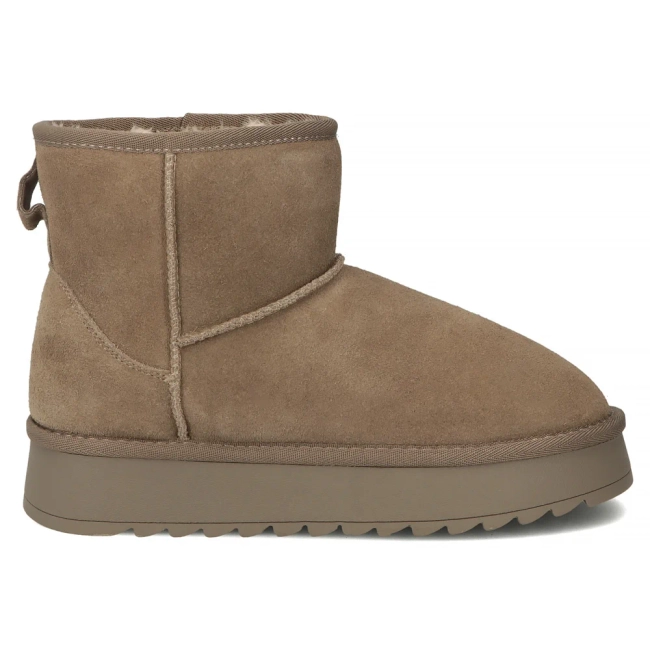 Leather snow boots Filippo DBT7329/25 TP beige