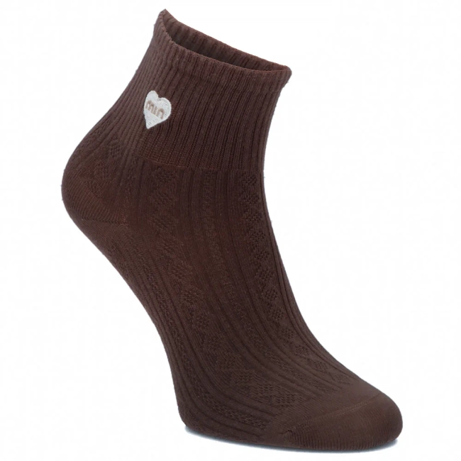 Women's Socks LM18-606 dark brown