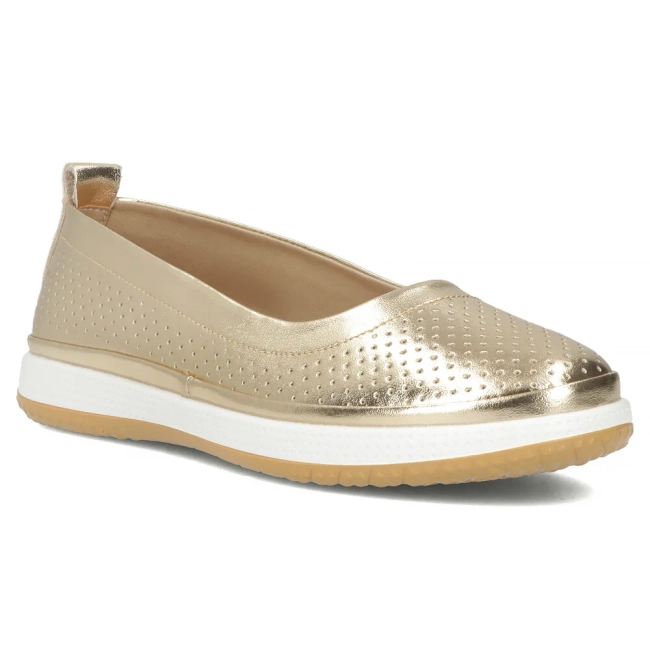 Leather ballerinas Filippo DP7008/25 GO gold