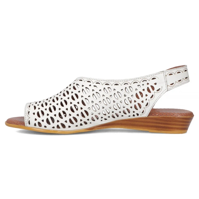 Leather sandals Artiker 56C2549 white
